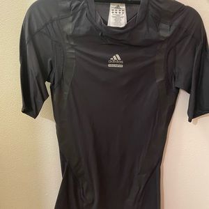 Mens Adidas Climacool Compression Short Sleeve Shirt - S